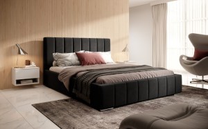 Postel MODEL 10 140x200 černá - MAGIC VELVET 2219 (4/6)