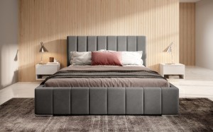 Postel MODEL 10 140x200 šedá - MAGIC VELVET 2217 (5/6)