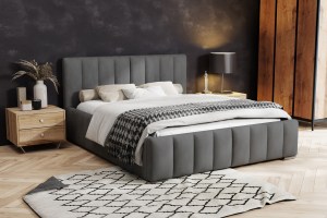 Postel MODEL 10 140x200 tmavěšedá - MAGIC VELVET 2241 (4/6)