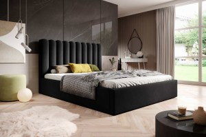 Postel MODEL 13 200x200 černá - MAGIC VELVET 2219