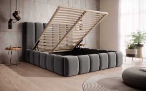 Postel MODEL 14 140x200 šedá - MONOLITH 85 (2/3)