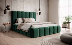 Postel MODEL 14 140x200 zelená - MONOLITH 37
