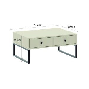 Konferenční stolek LINEA 2S kašmírový (2/4)
