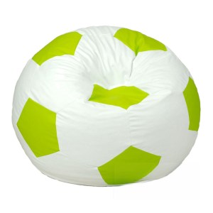 Dětský taburet MÍČ 50 cm - bílá + zelená