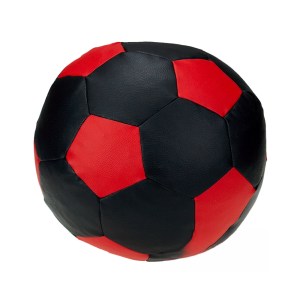 Dětský taburet MÍČ 50 cm - černá + červená