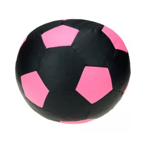 Dětský taburet MÍČ 50 cm - černá + růžová