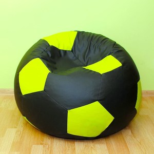 Dětský taburet MÍČ 50 cm - černá + zelená