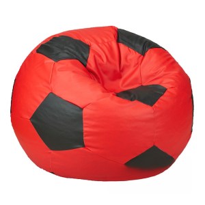 Dětský taburet MÍČ 50 cm - červená + černá