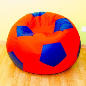 Dětský taburet MÍČ 50 cm - červená + modrá