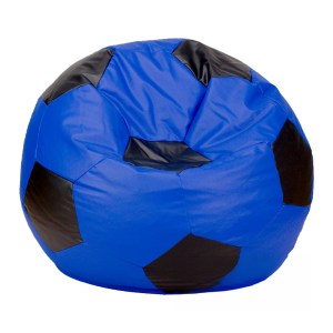 Dětský taburet MÍČ 50 cm - modrá + černá