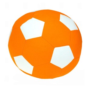 Dětský taburet MÍČ 50 cm - oranžová + bílá