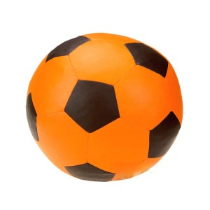 Dětský taburet MÍČ 50 cm - oranžová + čokoláda