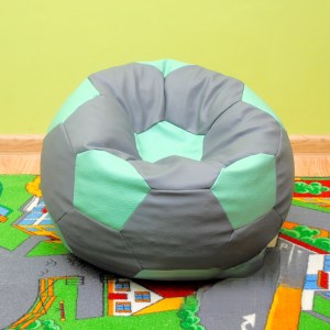 Dětský taburet MÍČ 50 cm - šedá + mentolová