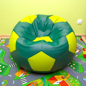 Dětský taburet MÍČ 50 cm - tmavězelená + zelená