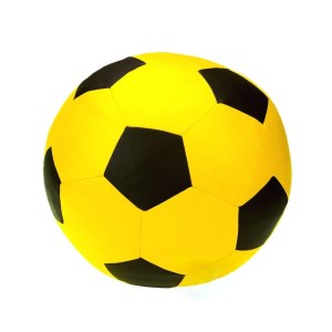 Dětský taburet MÍČ 50 cm - žlutá + černá