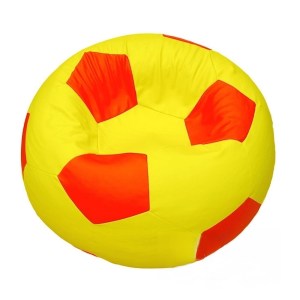 Dětský taburet MÍČ 50 cm - žlutá + červená