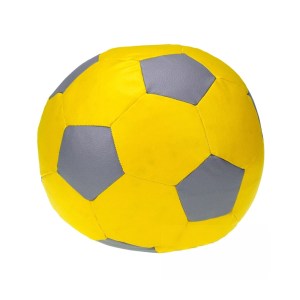 Dětský taburet MÍČ 50 cm - žlutá + šedá