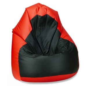 Sedací pytel SAKO 100 cm - červená + černá