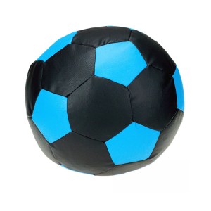 Sedací vak - míč 70 cm - černá + světlemodrá