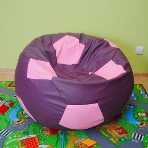 Sedací vak - míč 70 cm - fialová + růžová