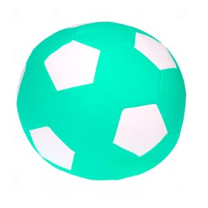 Sedací vak - míč 70 cm - mentolová + bílá