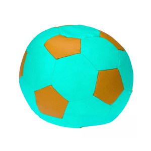 Sedací vak - míč 70 cm - mentolová + světleoranžová