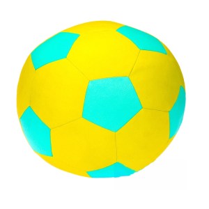 Sedací vak - míč 70 cm - žlutá + mentolová