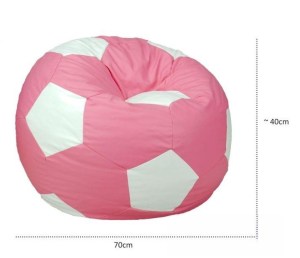 Sedací vak - míč 70 cm - žlutá + mentolová (4/6)
