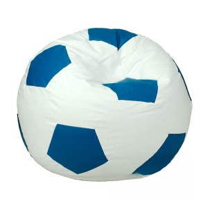 Sedací vak - míč 80 cm - bílá + tyrkysová