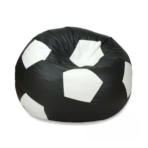 Sedací vak - míč 80 cm - černá + bílá