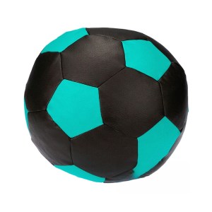 Sedací vak - míč 80 cm - černá + mentolová