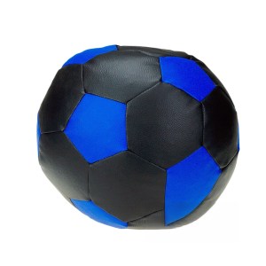 Sedací vak - míč 80 cm - černá + modrá