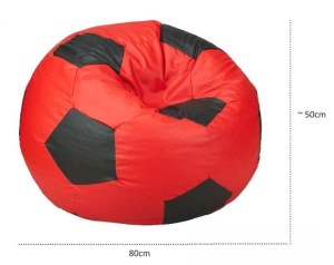 Sedací vak - míč 80 cm - fialová + růžová (4/6)