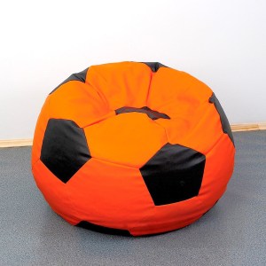 Sedací vak - míč 80 cm - oranžová + černá