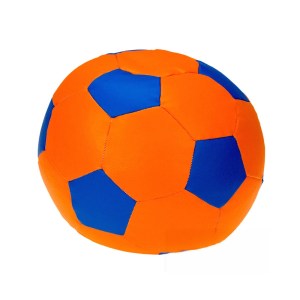 Sedací vak - míč 80 cm - oranžová + modrá