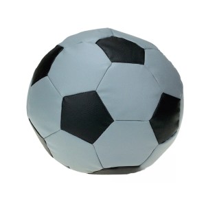 Sedací vak - míč 80 cm - šedá + černá