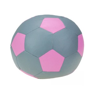 Sedací vak - míč 80 cm - šedá + vřesová