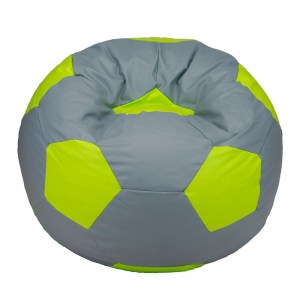 Sedací vak - míč 80 cm - šedá + zelená