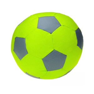 Sedací vak - míč 80 cm - zelená + šedá