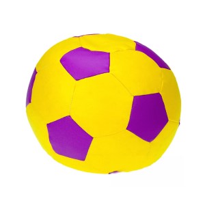 Sedací vak - míč 80 cm - žlutá + světlefialová