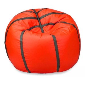 Sedací vak - míč basketballový - červený