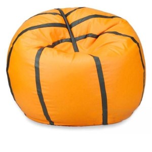 Sedací vak - míč basketballový - oranžový