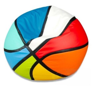 Sedací vak - míč basketballový - vícebarevný