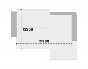 Ilustrační foto - Rohová rozkládací sedačka GRAND - Rozměry - 01 (4/7)