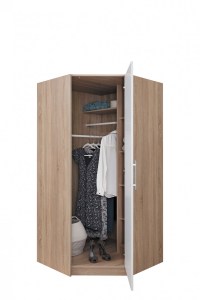 Ilustrační foto - Sestava SMART C dub sonoma + bíly lux (5/7)