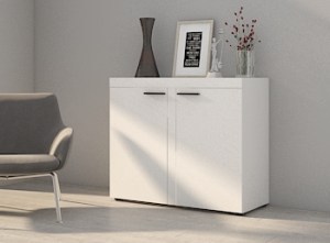 Komoda RUMBA 2F Bílá