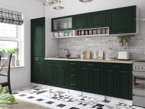 Kuchyňská linka BIRGID 300cm - Green