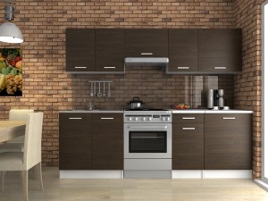 Kuchyňská linka LUIZA 240x180 - Wenge