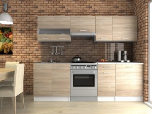 Kuchyňská linka LUIZA III 240x180 - Sonoma