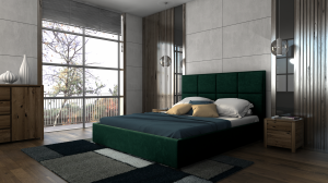 Postel ENZO 180x200 zelená - RIVIERA 38